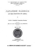 Japanese Bamboos and Their Introduction into America